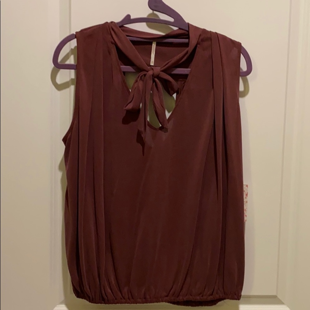 free people maroon tank